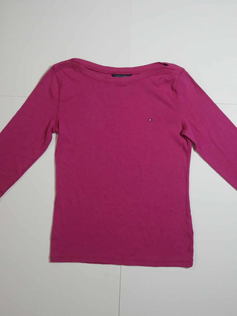 Tommy Hilfiger Pink 3/4 Long Sleeve Tee